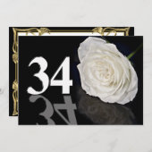 Geburtstags-Party Einladung 34 Jahre alt (Vorne/Hinten)