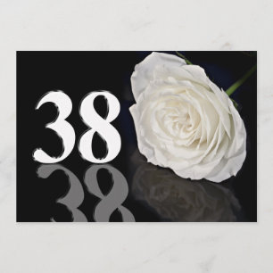 Geburtstags-Party Einladung 38 Jahre alt