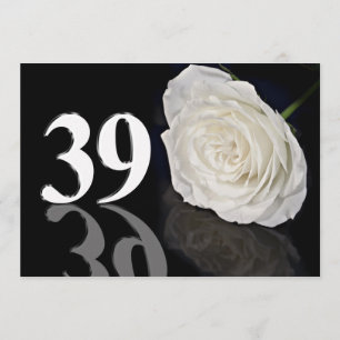 Geburtstags-Party Einladung 39 Jahre alt