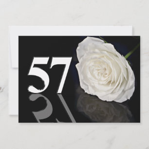 Geburtstags-Party Einladung 57 Jahre alt