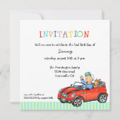 Geburtstags-Party Einladung des (Vorderseite)