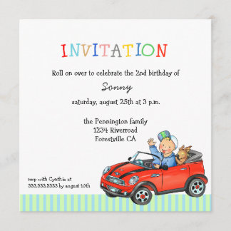 Geburtstags-Party Einladung des