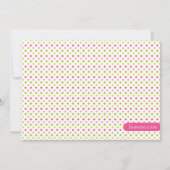 Geburtstags-Party Einladung des feenhaften (Rückseite)