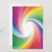 Geburtstags-Party Einladungen Willy Wonka (Rückseite)