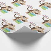 Geburtstags-Party Geschenkpapier (Ecke)