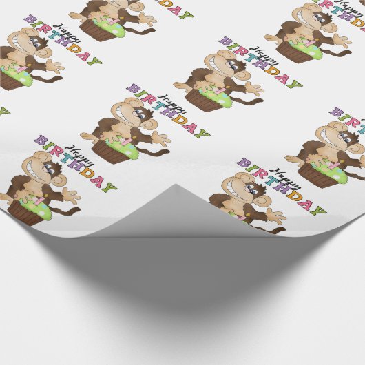 Geburtstags-Party Geschenkpapier (Ecke)