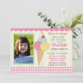 Geburtstags-Party laden Einladung (Stehend Vorderseite)