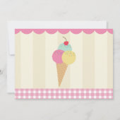 Geburtstags-Party laden Einladung (Rückseite)