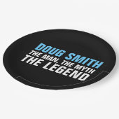 Geburtstags-Party-Papier-Teller Pappteller (Schrägansicht)