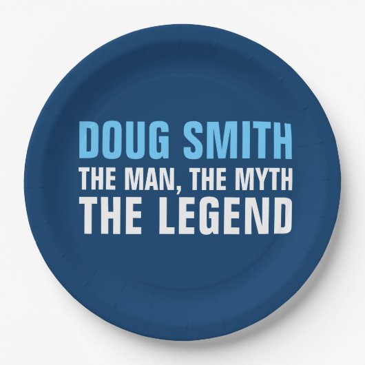 Geburtstags-Party-Papier-Teller Pappteller (Vorderseite)