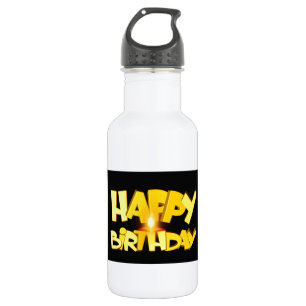 Geburtstags-Party-Schicksal Edelstahlflasche