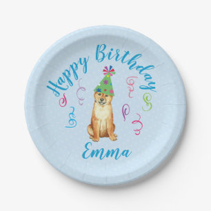 Geburtstags-Party Shiba Inu Pappteller