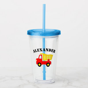 Geburtstags-Party Spielzeugbau dumptruck Jungen Acryltrinkbecher