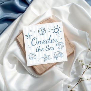 Geburtstags-Partyservietten für Meeresfreunde Serviette