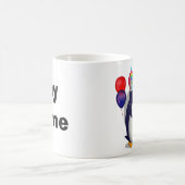 Geburtstags-Pinguin Kaffeetasse (Mittel)