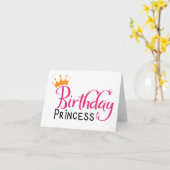 Geburtstags-Princess-Geschenk, Geburtstagsgeschenk Karte (Gelbe Blume)