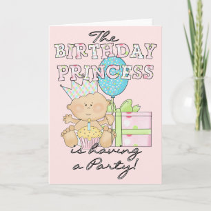 Geburtstags-Prinzessin Party Cards und Einladungen