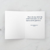 Geburtstags-Psalm 118-24 Karte (Innenseite)