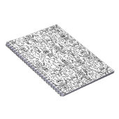 Geburtstags-Roboter Notizblock (Rechte Seite)