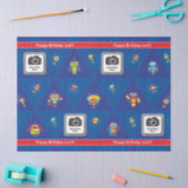 Geburtstags-Roboter-Seidenpapier Seidenpapier (Basteln)