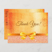 Geburtstags-Rose Goldbug Vielen Dank Postkarte (Vorne/Hinten)