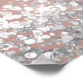 Geburtstags-Rose Goldmedaille Poster (Ecke)