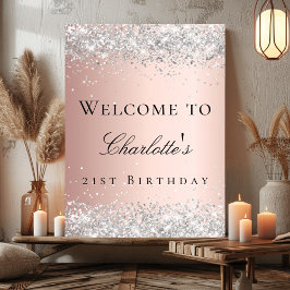 Geburtstags-Rose Goldmedaille Poster