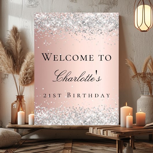 Geburtstags-Rose Goldmedaille Poster