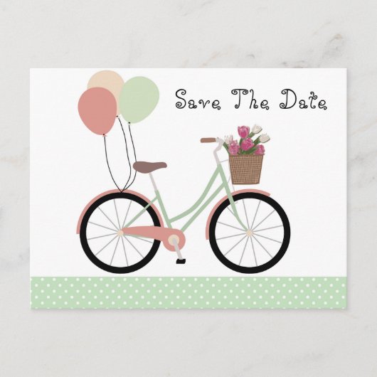 Geburtstags-Save-The-Date-Postkarte Postkarte (Vorderseite)