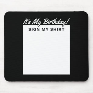 Geburtstags-Schild-Shirt Lustiges Perfektes Gesche Mousepad