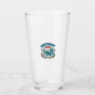 Geburtstags-Schildkröte 8. Geburtstags-Shirt-Desig Glas