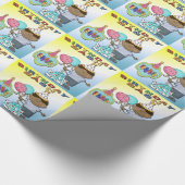 Geburtstags-Schlag-Jungen-Geburtstags-Packpapier Geschenkpapier (Ecke)