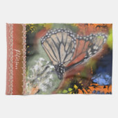 Geburtstags-Schmetterling Geschirrtuch (Horizontal)