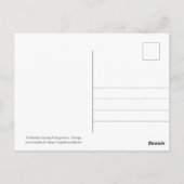 Geburtstags Schneckenpost Postkarte (Rückseite)