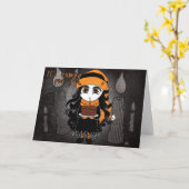 "Geburtstags-Schrecken-" Karte (Gelbe Blume)