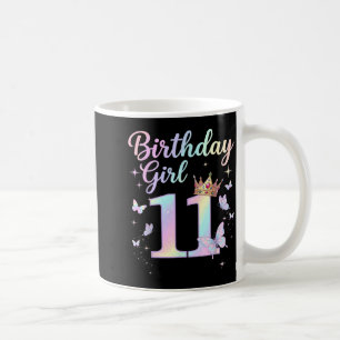 Geburtstags-Shirt für Mädchen 11 Jahre alt Kaffeetasse