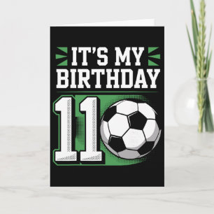 Geburtstags-Shirts 11 Fußball Es ist mein 11. Gebu Karte
