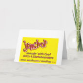 Geburtstags-Skateboarding Karte 2 (Rückseite)