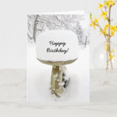 Geburtstags-Snow Cake-Gruß-Karte Karte (Gelbe Blume)