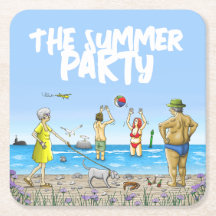 Geburtstags-Sommer-Strandparty
