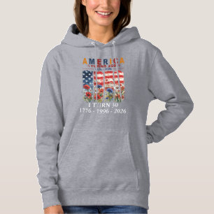 Geburtstags-Sonderanfertigung: Amerika wird 250 -  Hoodie