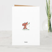 Geburtstags-Spaß Ältere Weitsichtigere, maßgeschne Karte (Rückseite)