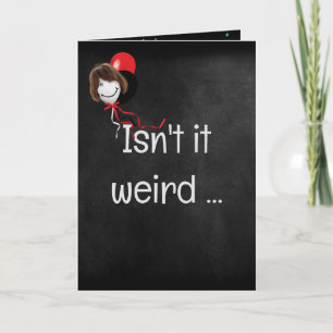 Geburtstags-Spaß auf schwarz Karte