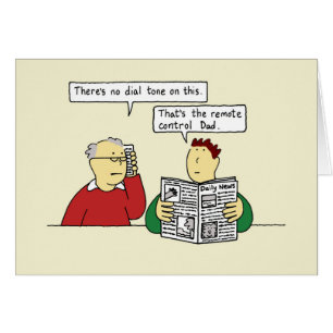 Geburtstags-Spaß für älteren Vater