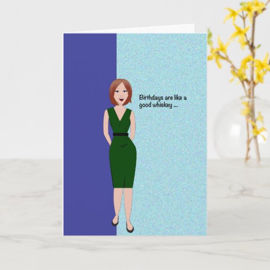 Geburtstags-Spaß Karte (Gelbe Blume)