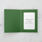 Geburtstags-St.-Patrick's-Day-Gans Karte (Innenseite)