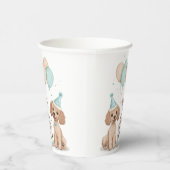 Geburtstags-Standard-Doodle-Hunde Pappbecher (Rechts)