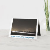 Geburtstags-Stern Karte (Rückseite)