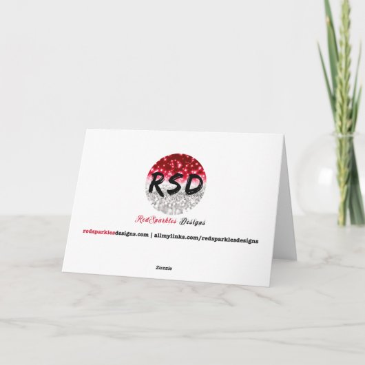 Geburtstags-Süßigkeiten Karte (Rückseite)