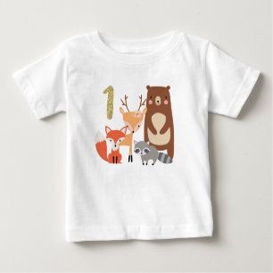 Geburtstags-T - Shirt der Kinder 1. Wald